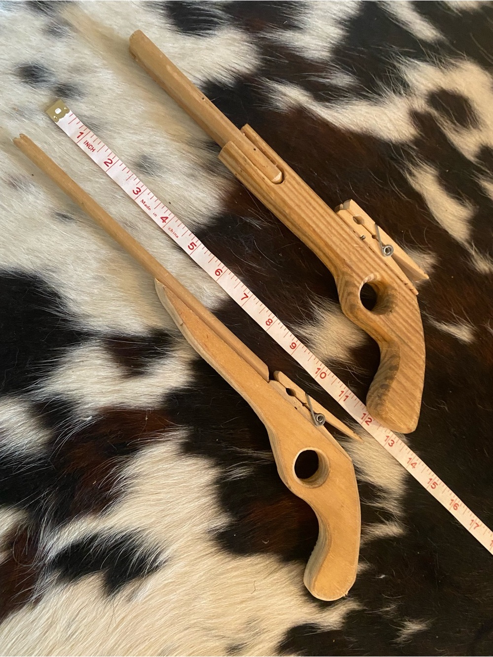 Natural Wood rubber band shooters clothes pins no rubbers included 👀
